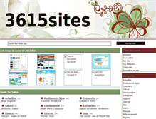 Tablet Screenshot of 3615sites.fr